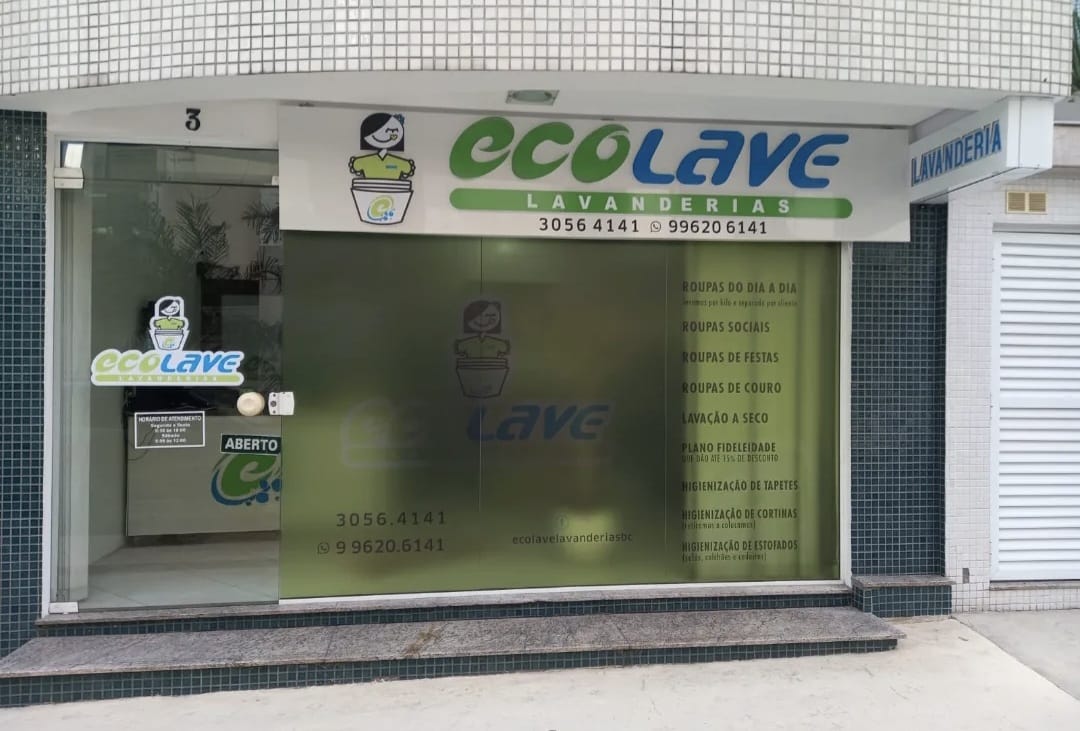 Lavanderia Ecolave moderna e sustentável